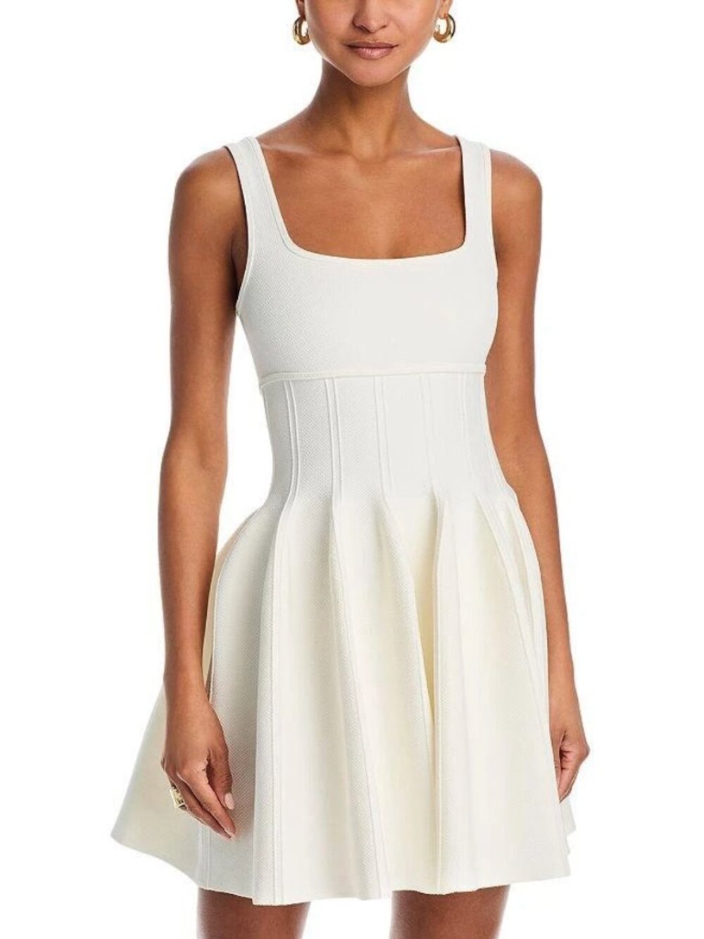 Simkhai Ivory Elektra Mini Dress Women's Small